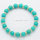Bracelet turquoise avec bague diamon blanc pour bracelet d&#39;accessoires de mode